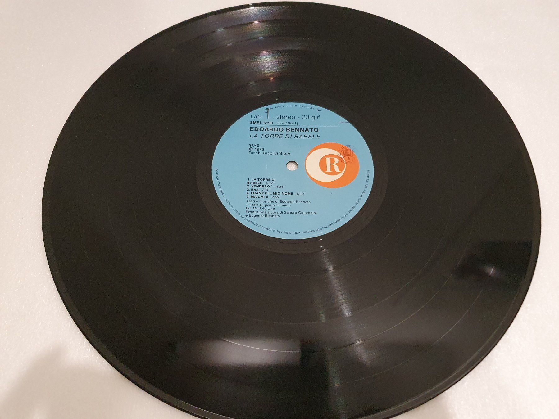 Dischi in vinile: Edoardo Bennato – La Torre Di Babele – Usato da Uster venduto da Vinyl-Leidenschaft 4