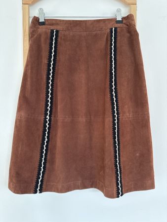 Wildlederrock von Claudie Pierlot, Gr. 36Fr/ CH34