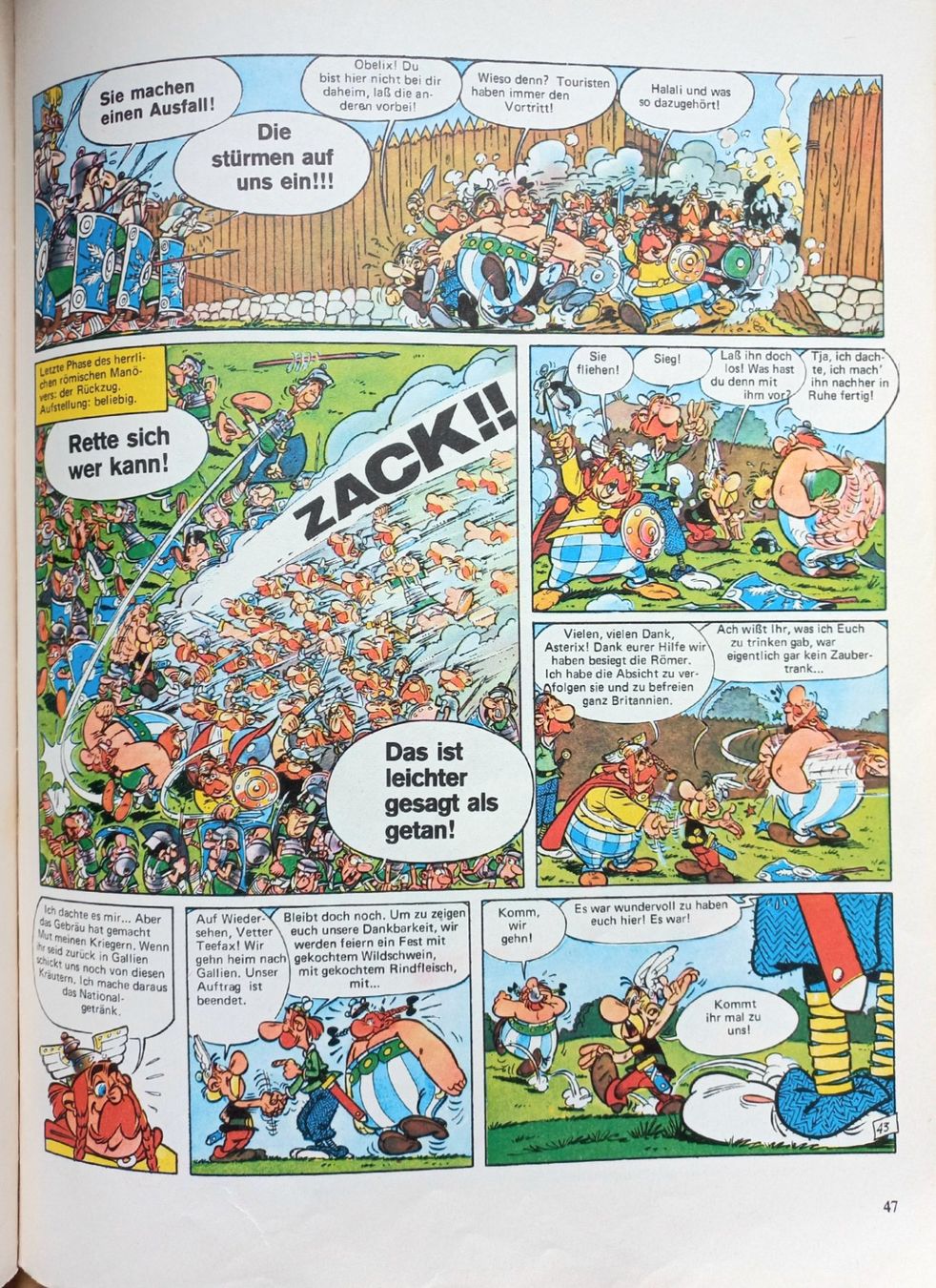 Fumetti: Comic - Asterix VIII - bei den Briten – Usato da Niederuzwil venduto da lubimaja 3