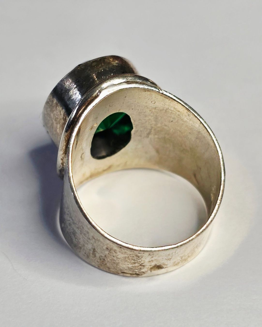 Bagues: Silber Ring grün – Neuf (Voir description) à Zürich par adriben 9