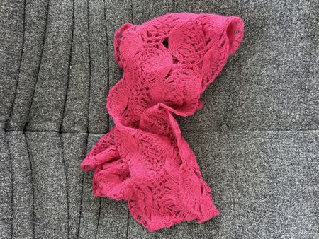 Hand made woolen scarf