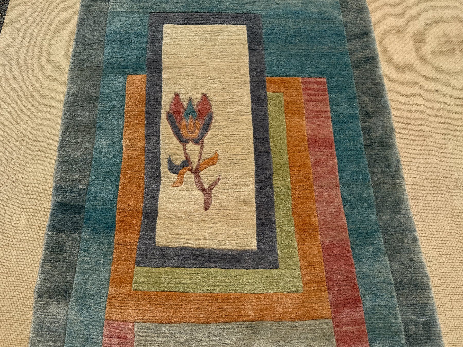 Tappeti: Nepal 175x118cm Teppich handgeknüpft sauber – Usato da Vacallo venduto da cri_229f 5