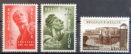 Belgien Kat. 992-994 ** 1954 Kat. 120 Euro