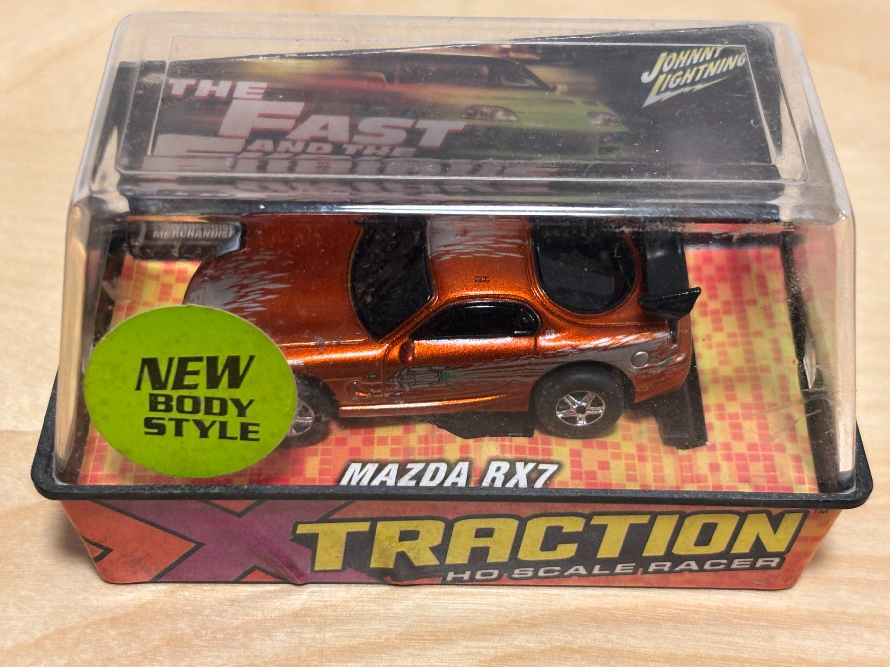 Rennbahnen: Johnny Lightning Mazda RX-7 chrome orange "Fast and Furious" – Neu (gemäss Beschreibung) aus Bülach von h0slotch 1