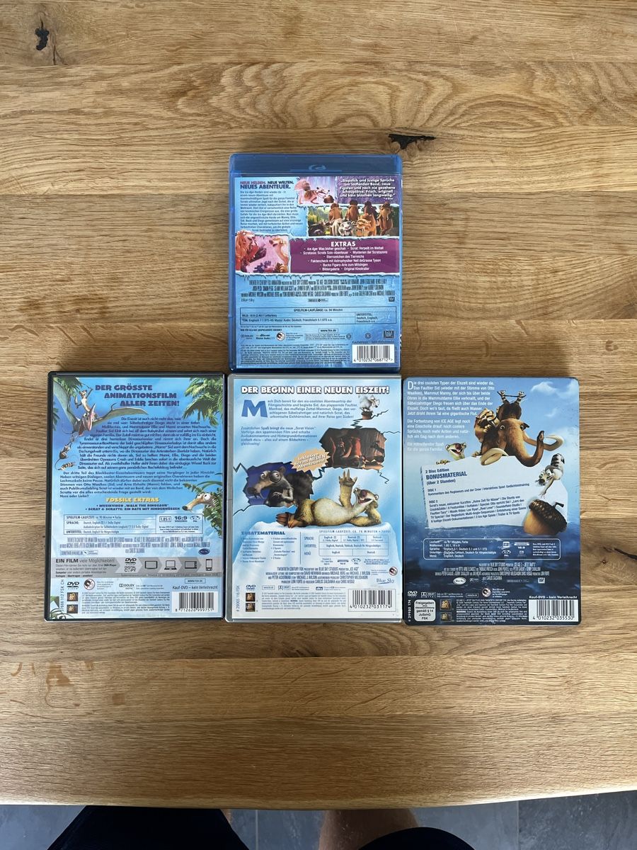 Tutti i DVDs: Ice Age Filme – Usato da Meisterschwanden venduto da mat-drew 1