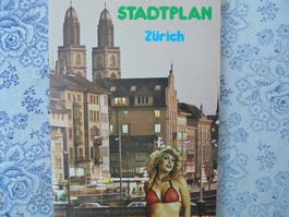 Sex Magazin Erotik Stadtplan von Zürich 1982 Top Zustand rar