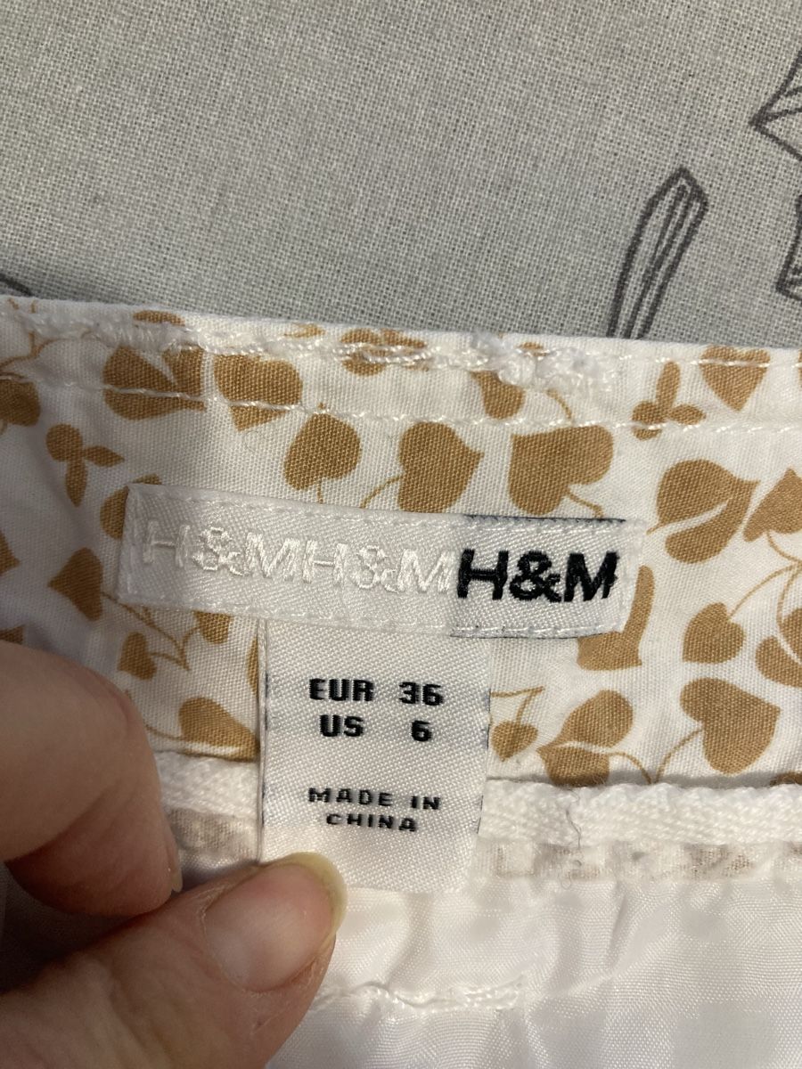 H&M Röcke: H&M Rock, weiss, Gr. 36,  blickdicht! – Gebraucht aus Schlieren von cotopaxi06 4