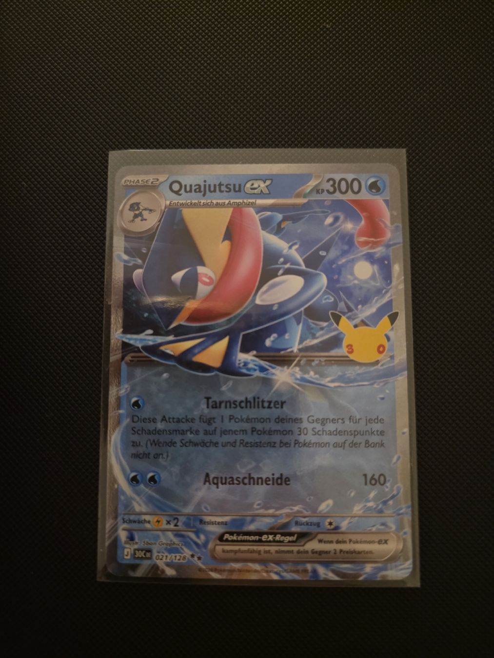Pokémon Carte collezionabili: Pokemon Quajutsu ex 30th DE – Nuovo (secondo la descrizione) da Goldswil venduto da downie84