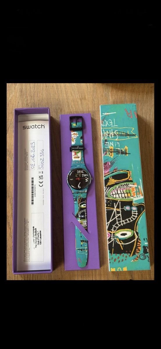 Swatch Orologi: Swatch Art Jean Michel  Basquiat blue – Nuovo (secondo la descrizione) da Vevey venduto da Eiden77