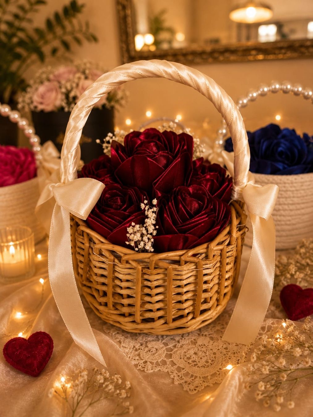 Altro per la casa: Romantisches Rosenkörbchen, Handmade, Geschenkidee! – Nuovo e nell'imballaggio originale da Walde AG venduto da traxx02 2