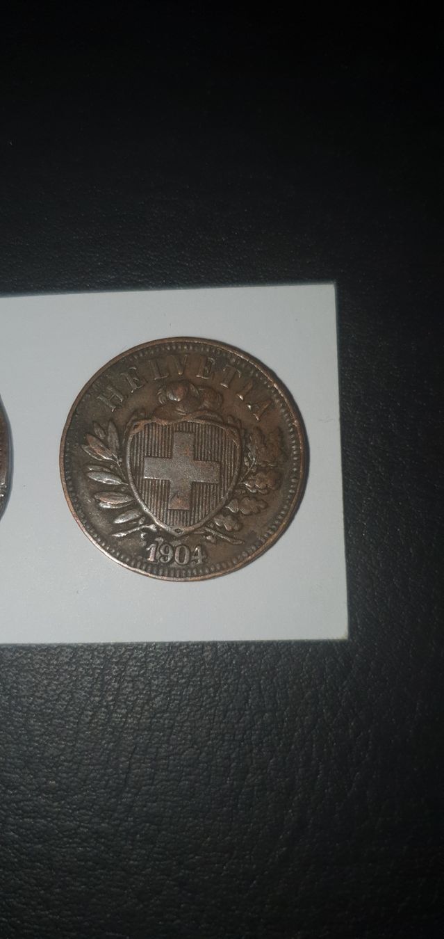 Tutti le monete: 2 x seltene 2 Rappen 1904 – Usato da Baden venduto da chris94 1