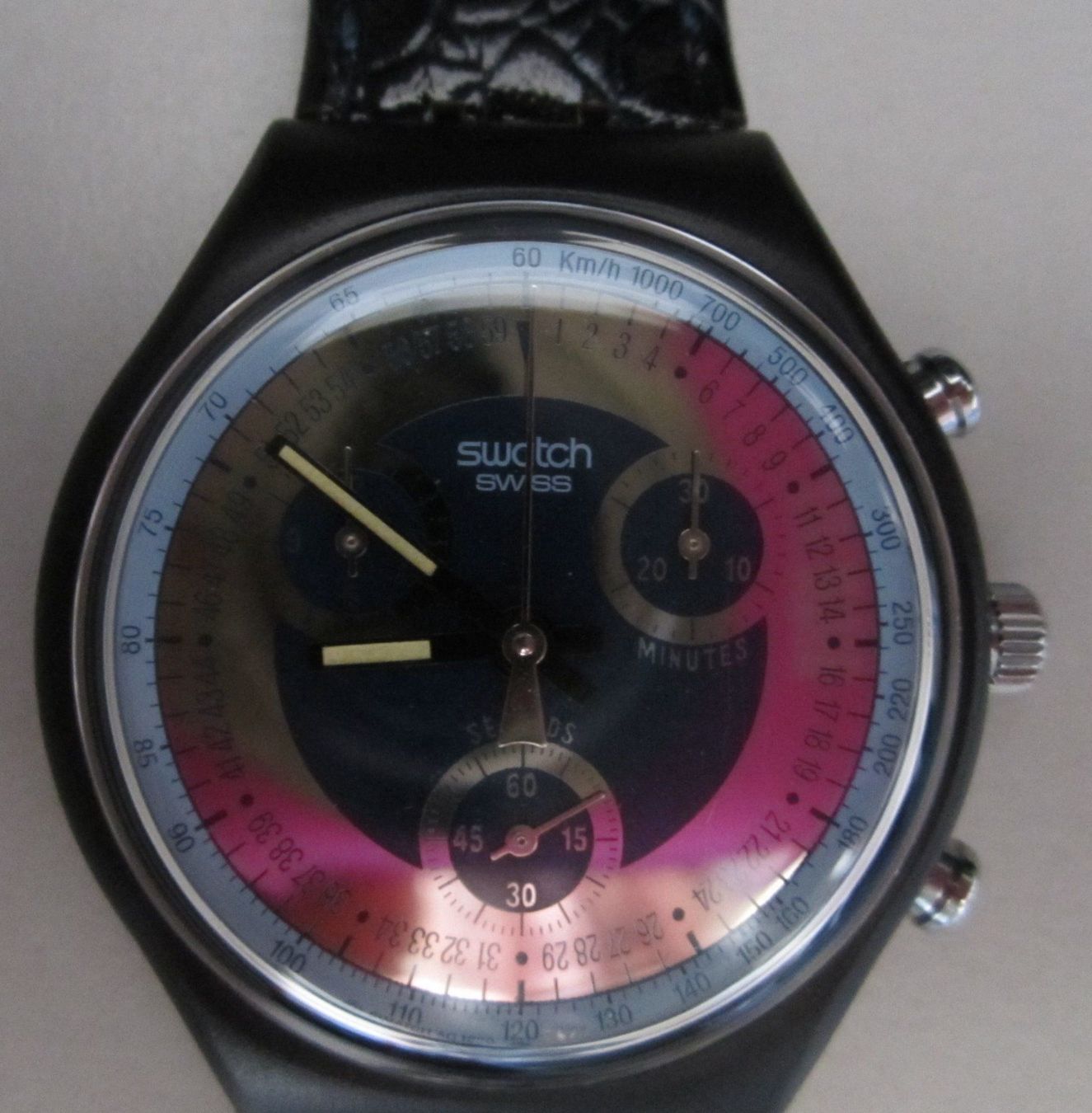 Swatch Orologi: Swatch Chrono Silver Star SCN102, 1990 – Nuovo e nell'imballaggio originale da Grüningen venduto da ald_8cjy 2