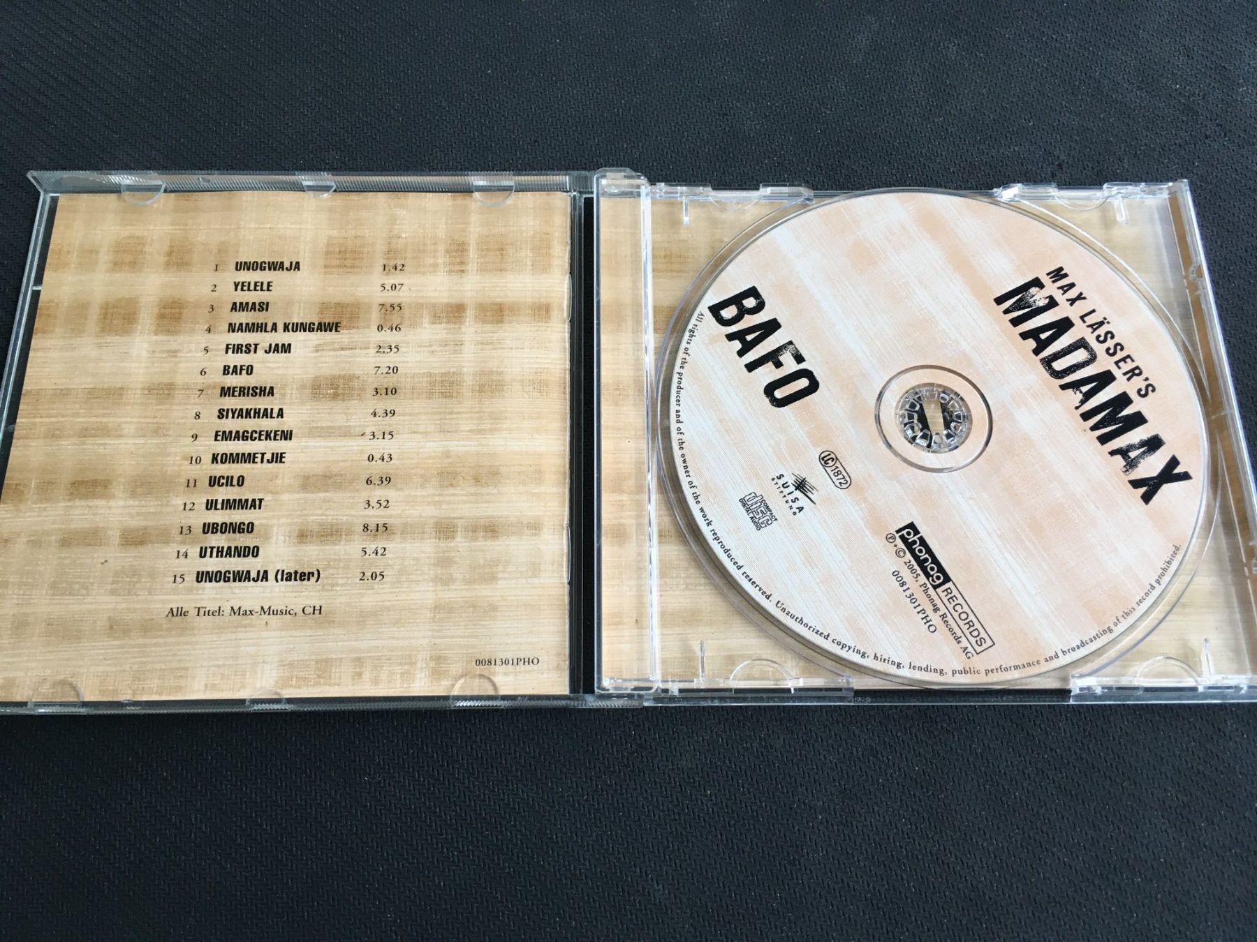 CD: Max Lässer's Madamax - Bafo -CD- – Usato da St.Gallen venduto da MedienJoe 1