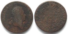 POLEN 3 Grosze 1782 EB STANISLAUS AUGUSTUS Kupfer SELTEN