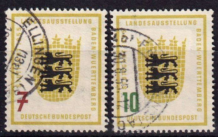 Tutti i francobolli: BRD, Mi 212-213 ⊙ – Usato da Langenthal venduto da 1195