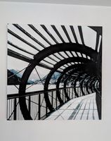 Durchgang ins Licht - Schwarz/Weiss Bild 70cm x 70cm