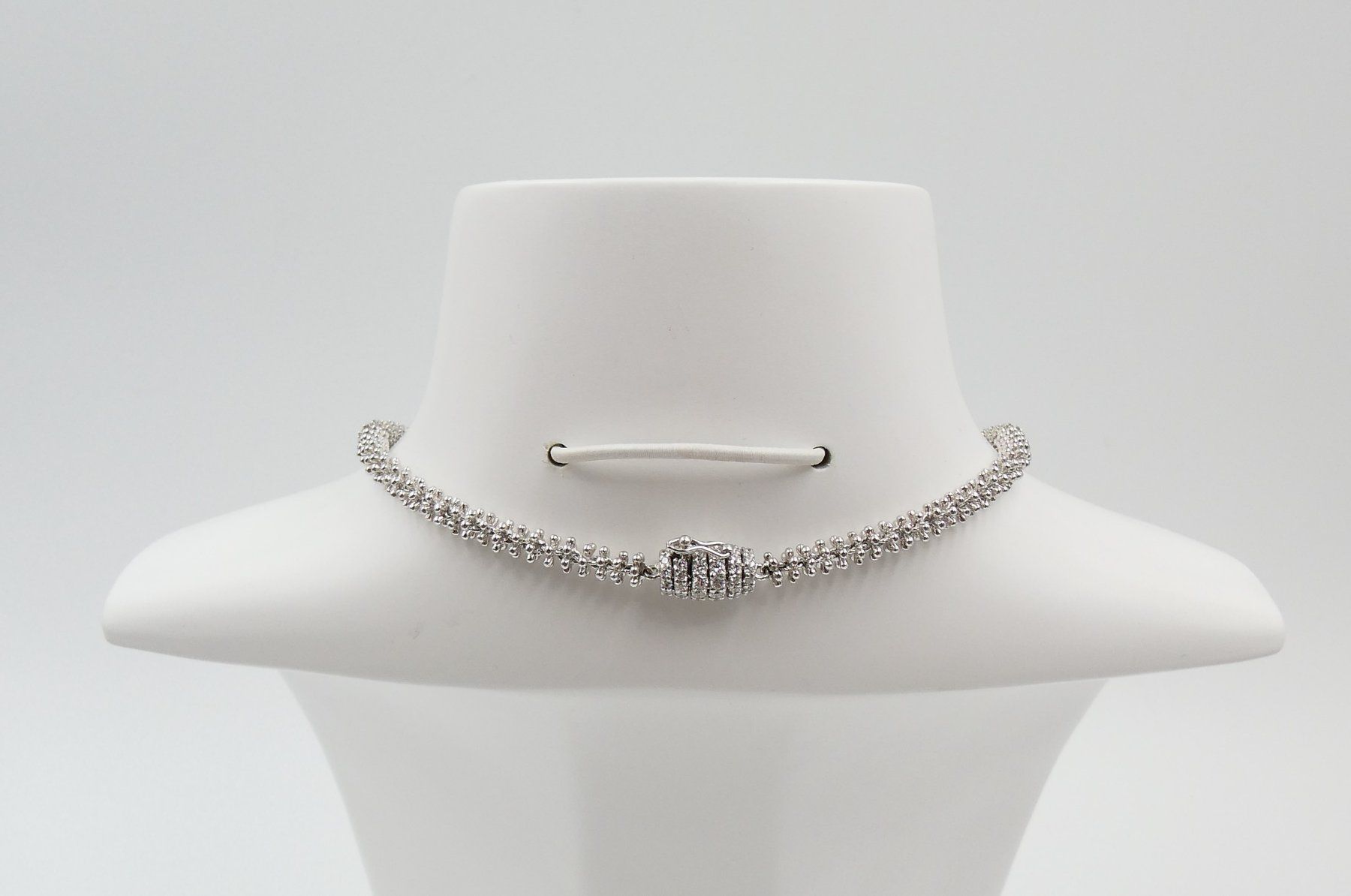Catenine: DIAMANT COLLIER IN 750 WEISSGOLD – Usato da Luzern venduto da EdiGem 2