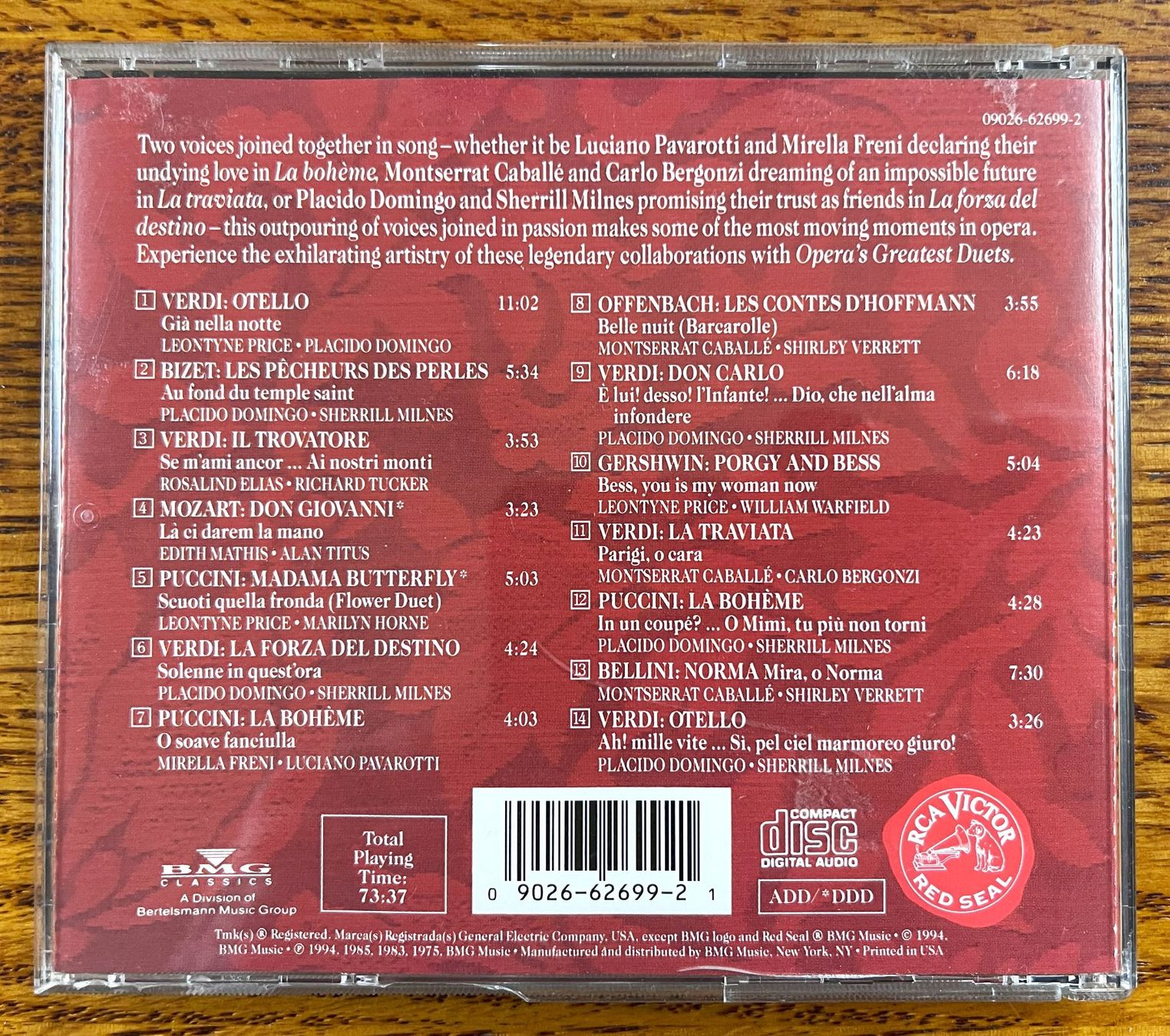 CD: Operas Greates Duets - CD – Usato da Oftringen venduto da Vucki 1