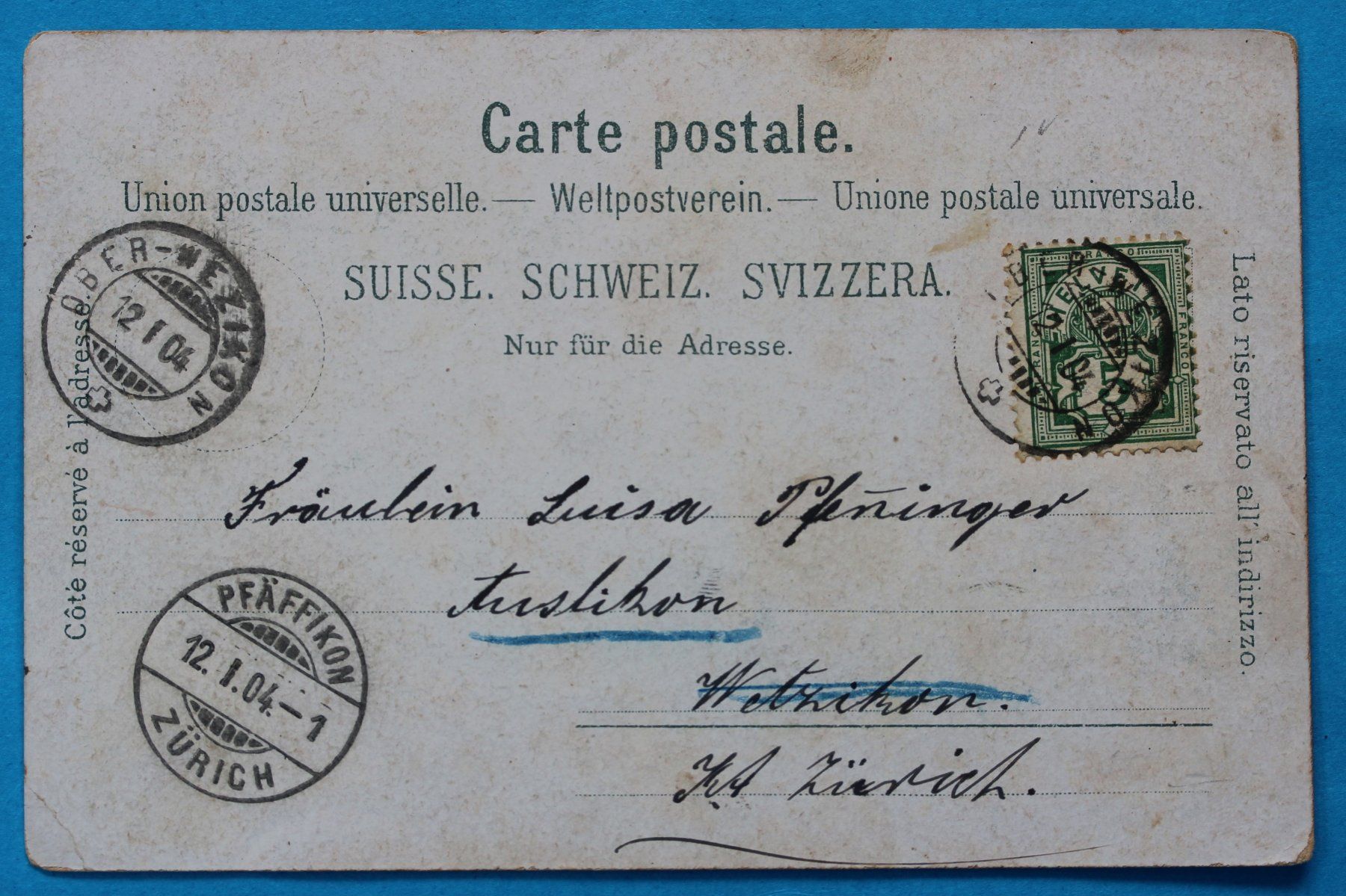 Ansichtskarten: KRONE  FORCH LITHO AK – Gebraucht aus Lotzwil von pirolh 1