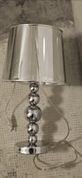 Lampe de chevet chromée avec boules décoratives design neuve