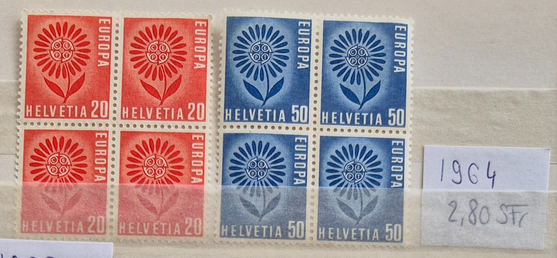 Tutti i francobolli: 4er Blöcke 1964 postfrisch – Usato da Buus venduto da papillon098