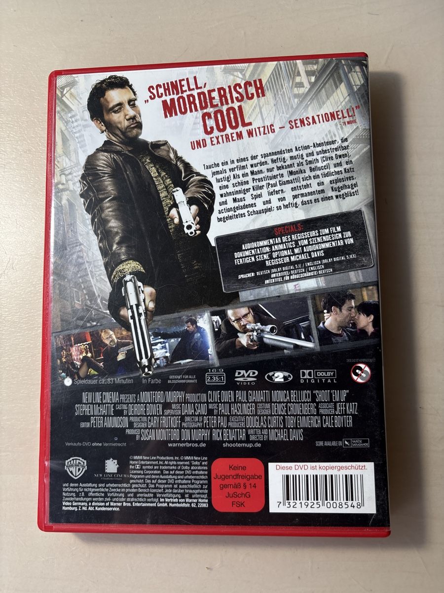 Tutti i DVDs: Shoot’Em Up (0325) – Usato da Ruswil venduto da Slivio_ 1
