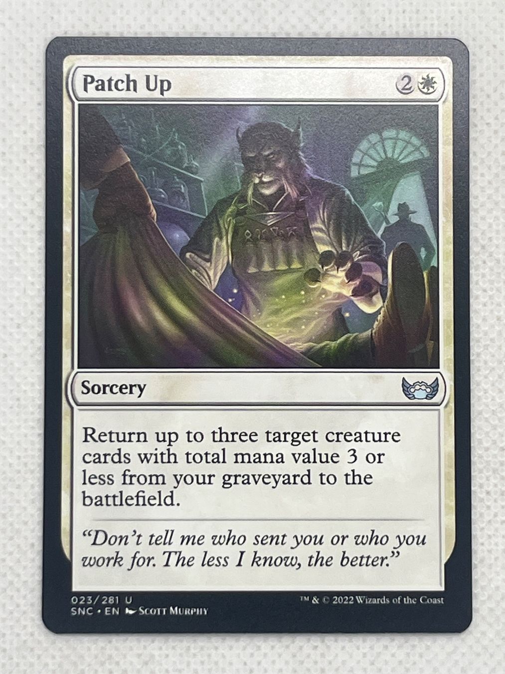 Magic The Gathering Sammelbilder & Trading cards: Magic the Gathering Karte: Patch Up – Gebraucht aus Hinterkappelen von Kim1992