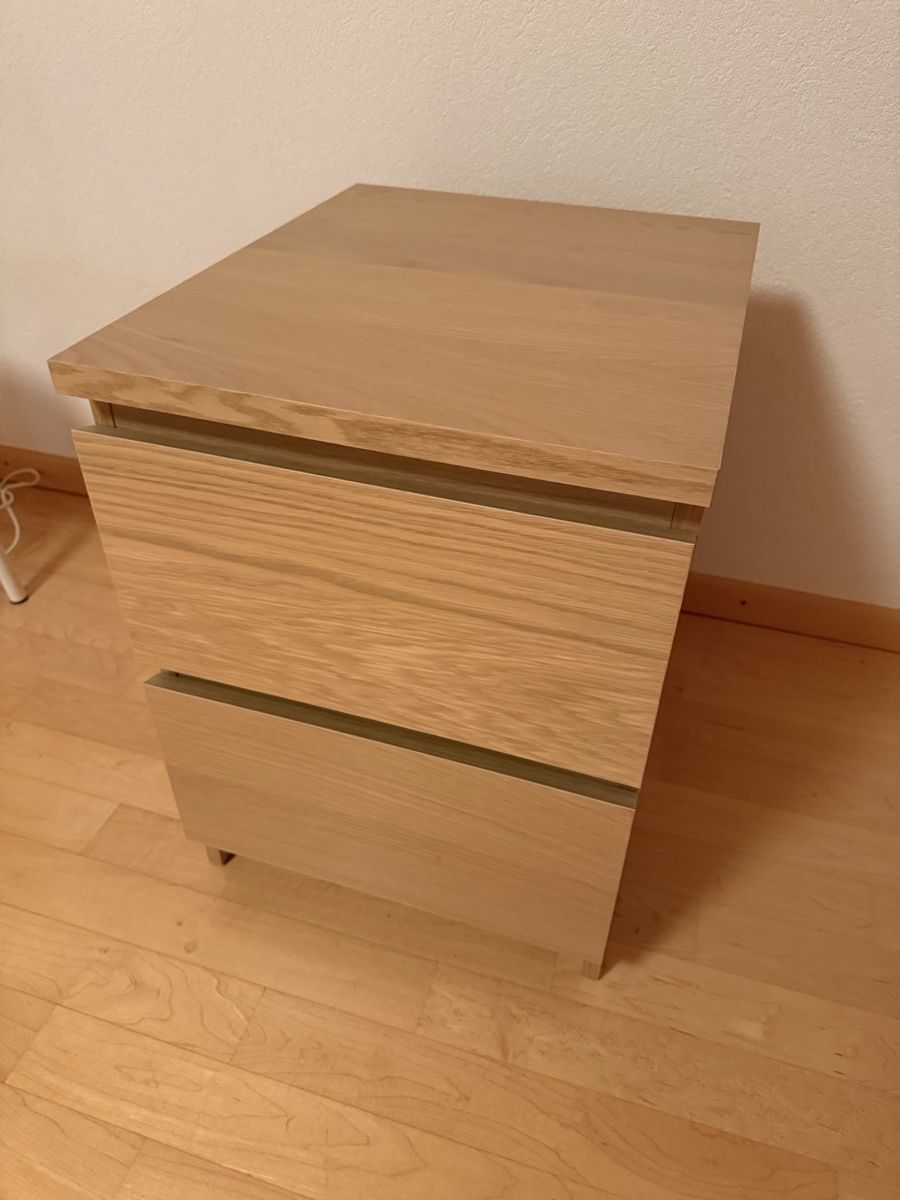 Ikea Letti: Bett Malm 90x200 komplett mit Nachttisch – Usato da Nunningen venduto da Lochi2 3