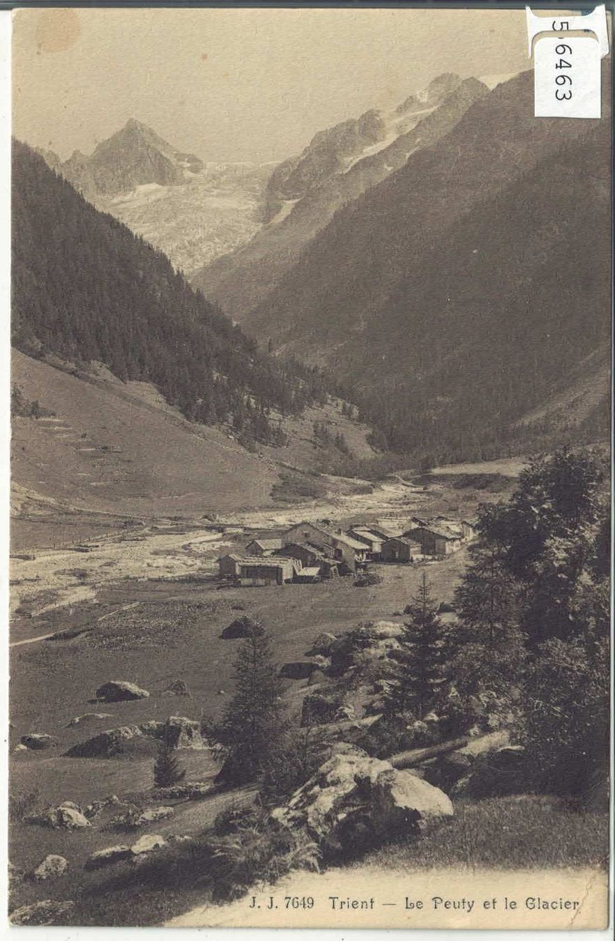 Ansichtskarten: Trient - Le Peuty et le Glacier – Gebraucht aus Ettingen von Kartenplanet