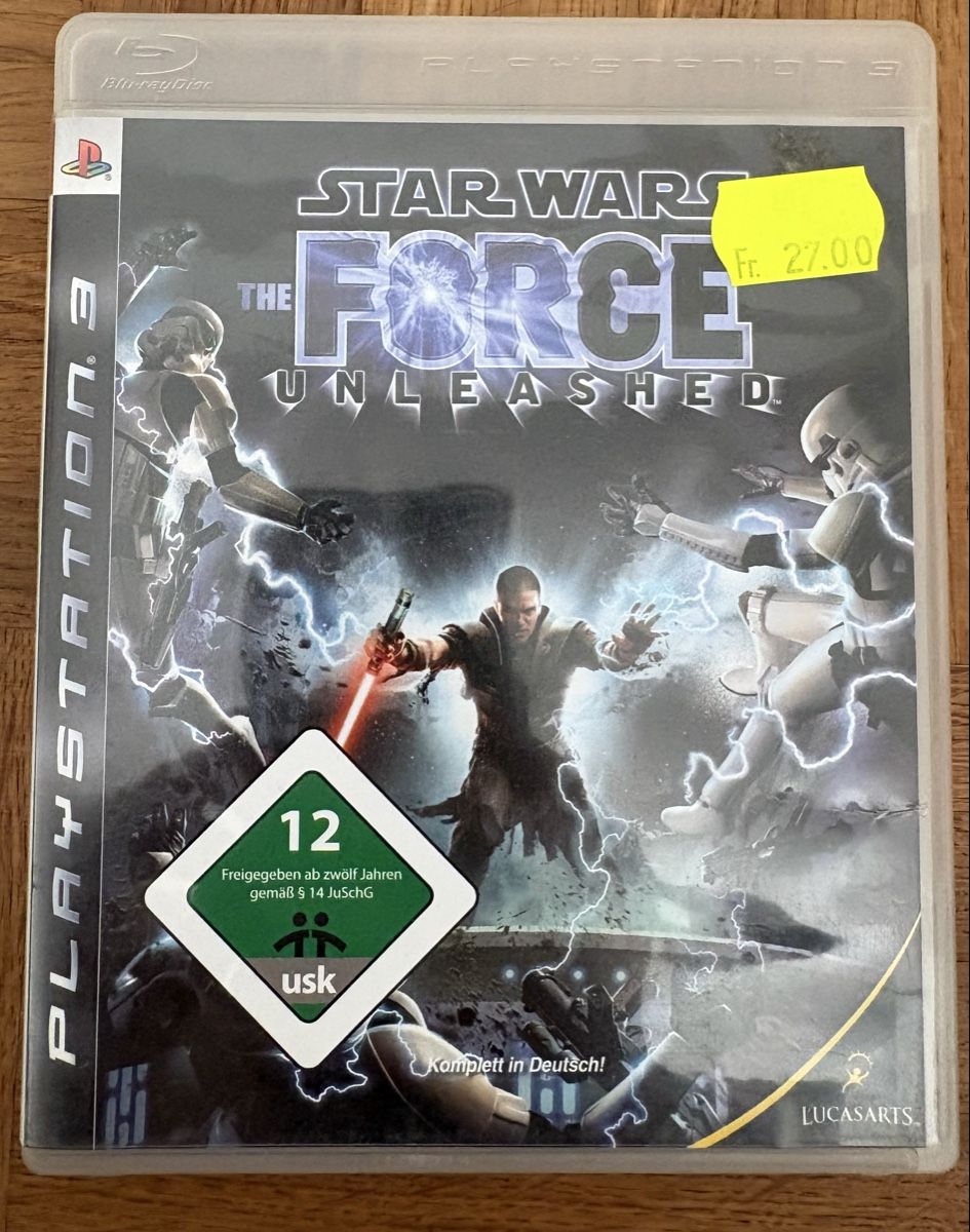 Giochi: Playstation 3 STAR WARS Force Unleashed ab Fr. 1.-  – Usato da Perlen venduto da AC011114