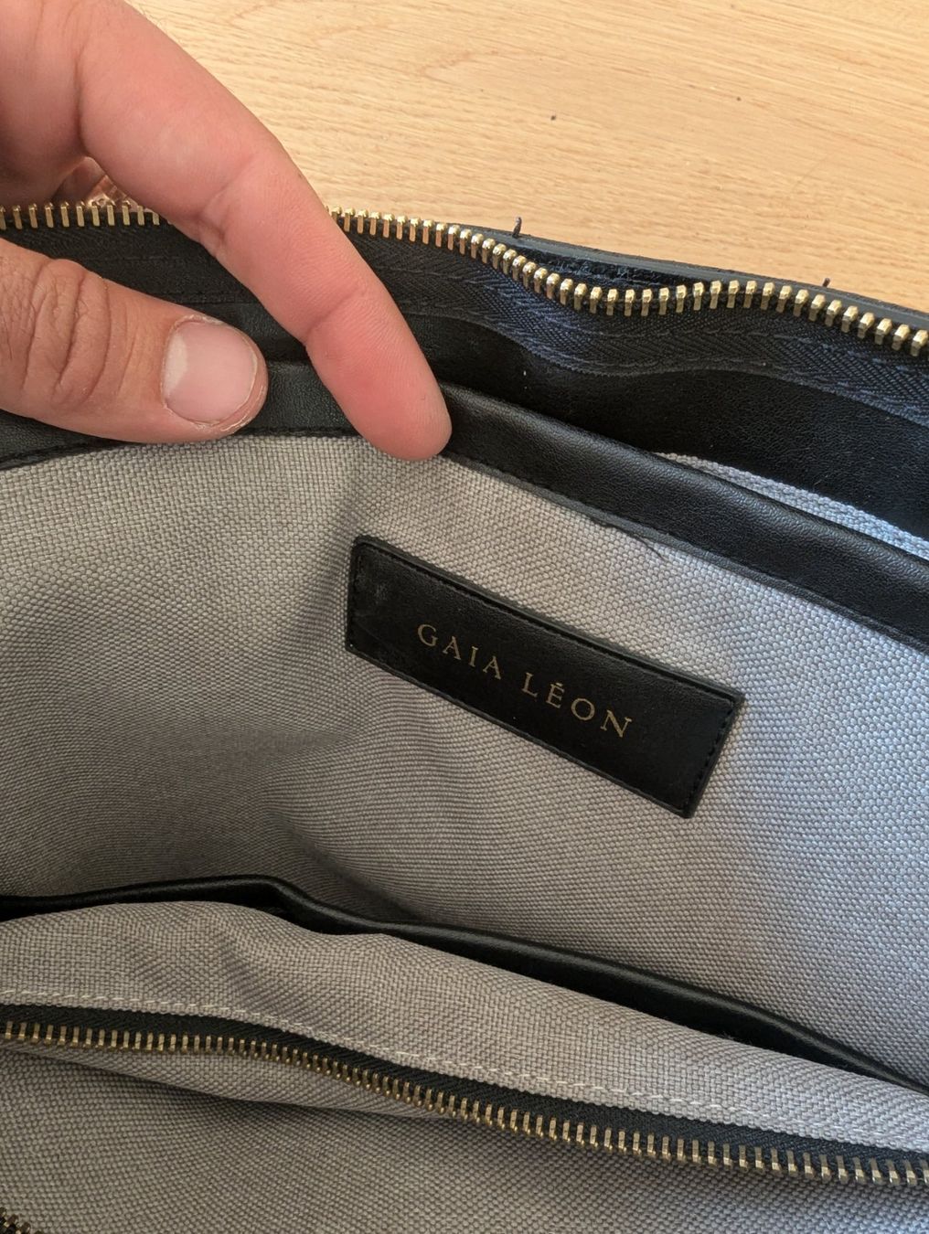 Borse da donna: Schwarze Handtasche von Gaia Leon !!! – Usato da Basel venduto da ili_j29z 3