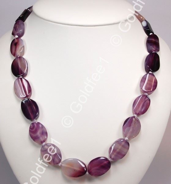 Catenine: Achat Kette ca. 53cm 925 Silber – Nuovo e nell'imballaggio originale da Oberglatt ZH venduto da Goldfee1 1