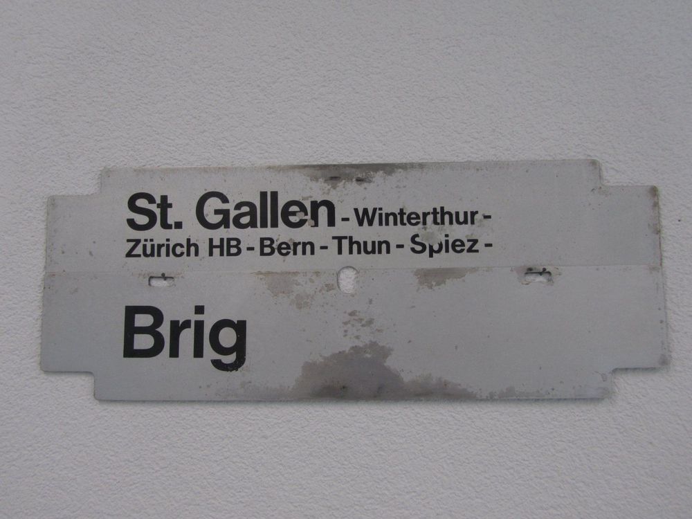 SBB Wagenschild | Kaufen Auf Ricardo