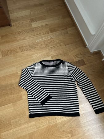 Maglione in viscosa a righe beige e nere Pennyblack (intrend