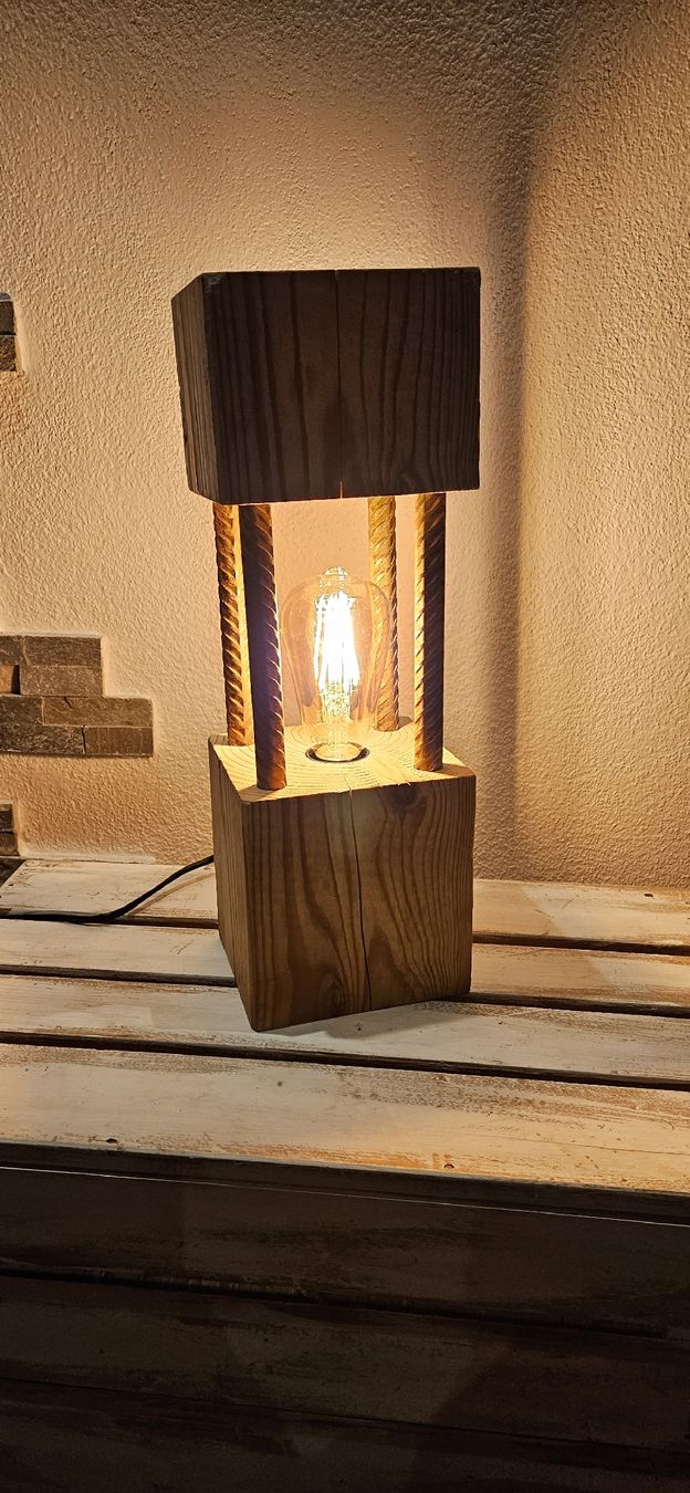 Lampade: Altholzlampe – Nuovo e nell'imballaggio originale da Buttisholz venduto da Silu.99 3