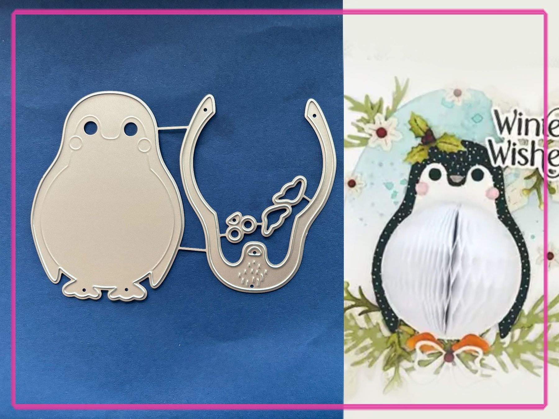 Sciablone: Pinguin - Stanzschablone – Nuovo e nell'imballaggio originale da Frenkendorf venduto da jazzplatten