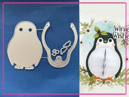 Pinguin - Stanzschablone
