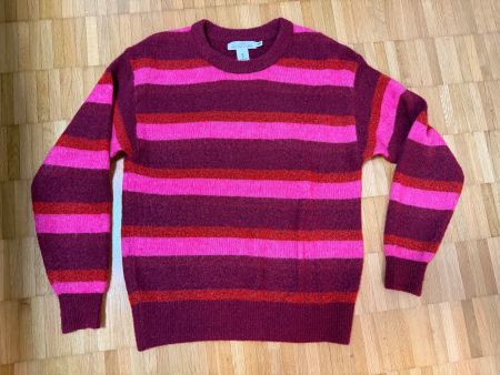 H&M Damen Pullover, Gr. S, gestreift, Herbst-Look (Wolle)