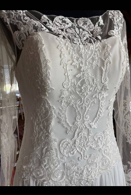 Kleider: Hochzeitskleid 38 weiss/ivory – Neu (gemäss Beschreibung) aus Biel/Bienne von taki183