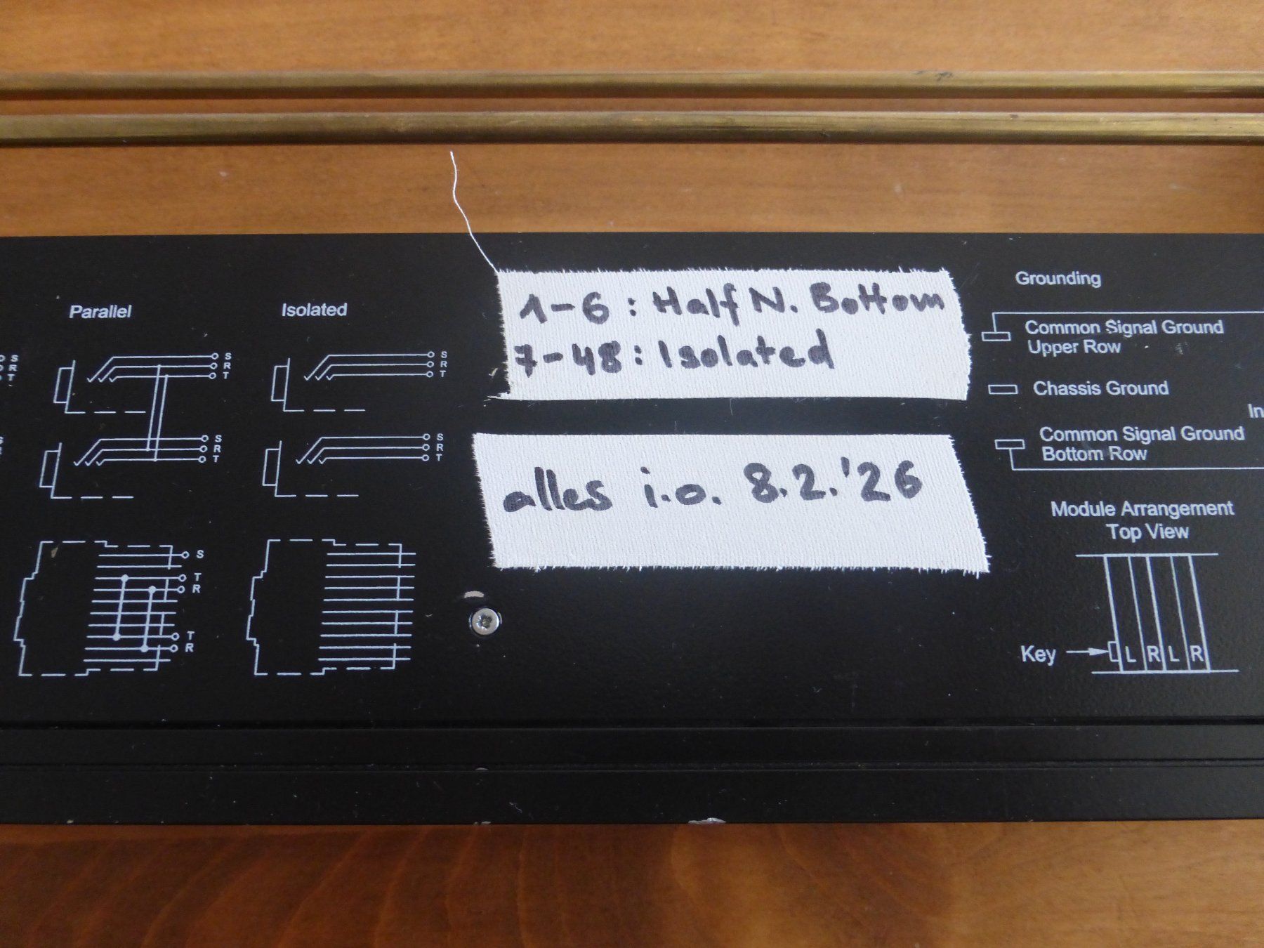 Neutrik Cavi: Neutrik NPPA TT PT Patchbay Nr.2 – Usato da Zumikon venduto da psisound 5