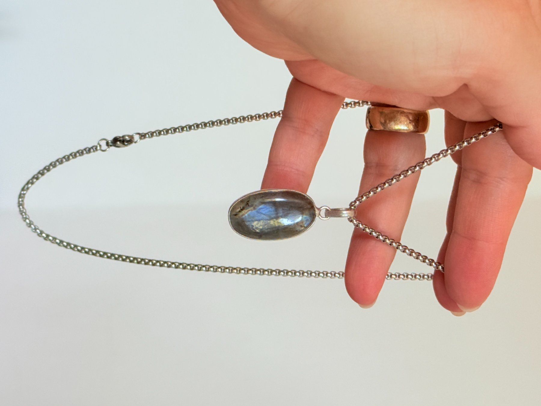 Catenine: Collier avec Labradorite – Nuovo e nell'imballaggio originale da Genève venduto da AWWA 3