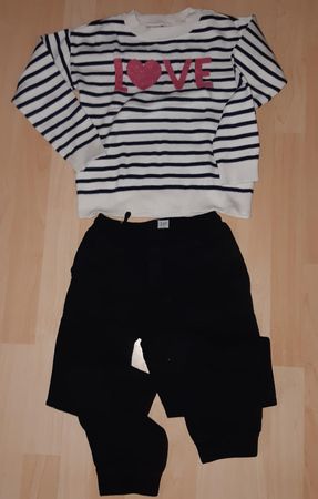 Mädchen Hose + Pulli, Gr. M 8-9-Jährige, Marke: GAP