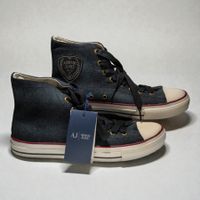 NEUE Armani Jeans Denim Sneaker aus Geschäftsauflösung