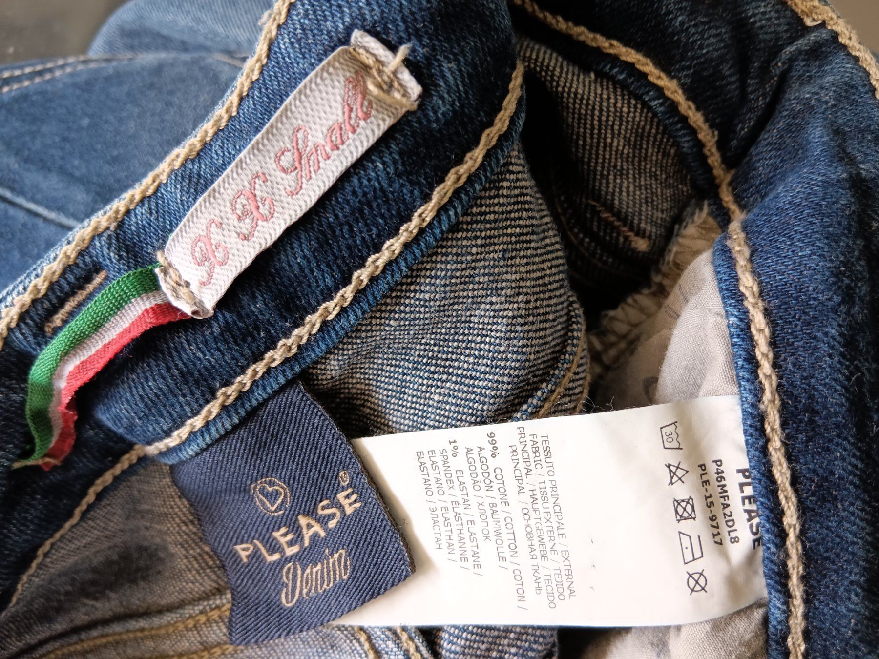 Please Jeans Jeans: PLEASE Jeans P46 taille / Grosse XXS – Gebraucht aus Cossonay-ville von Super-Price-Quality 9