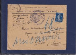Mairie de Pressac (Vienne) France - 1914 - Genève