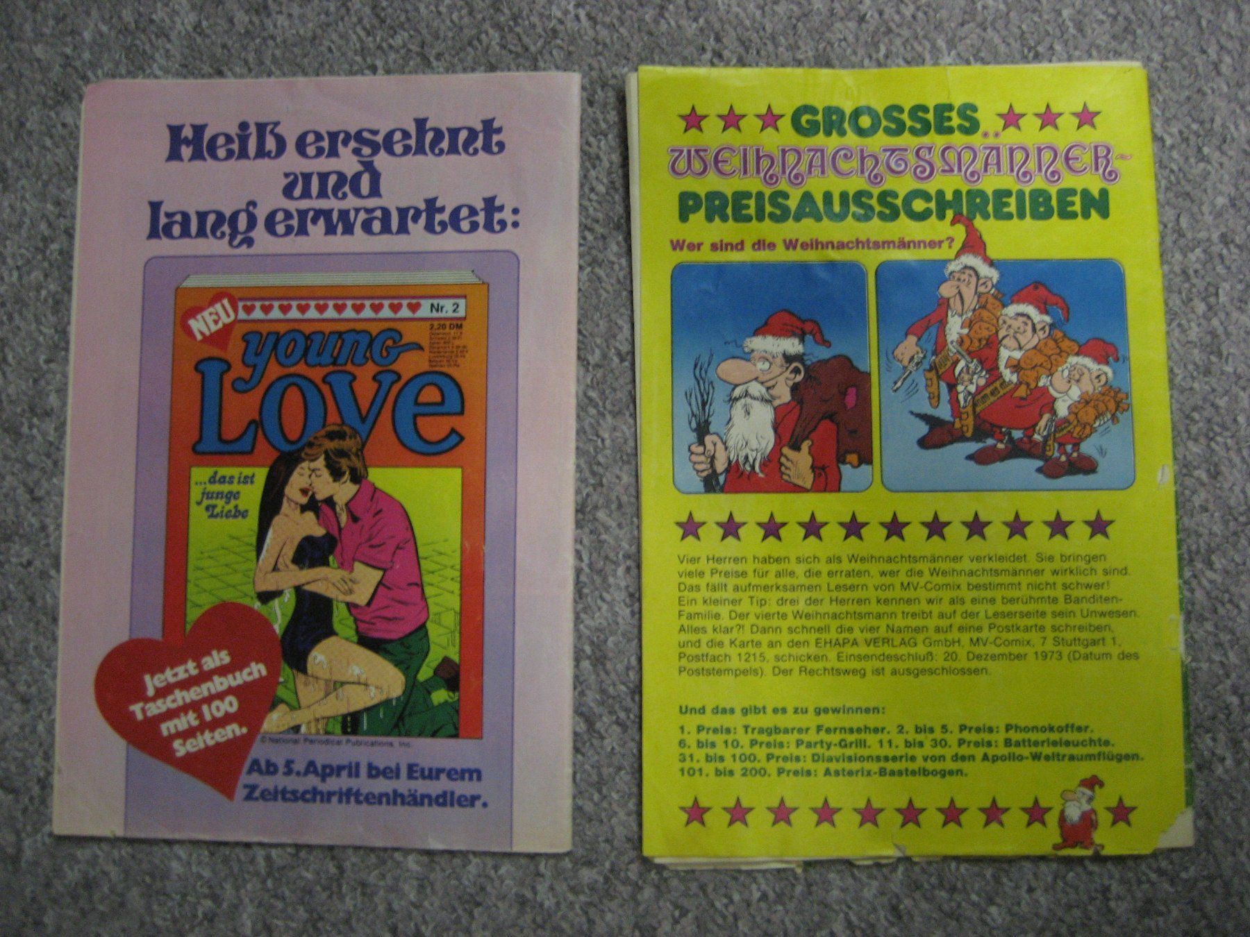 Fumetti: 2 MV Comix 1972/73 – Usato da Bottighofen venduto da Spiderman61 1