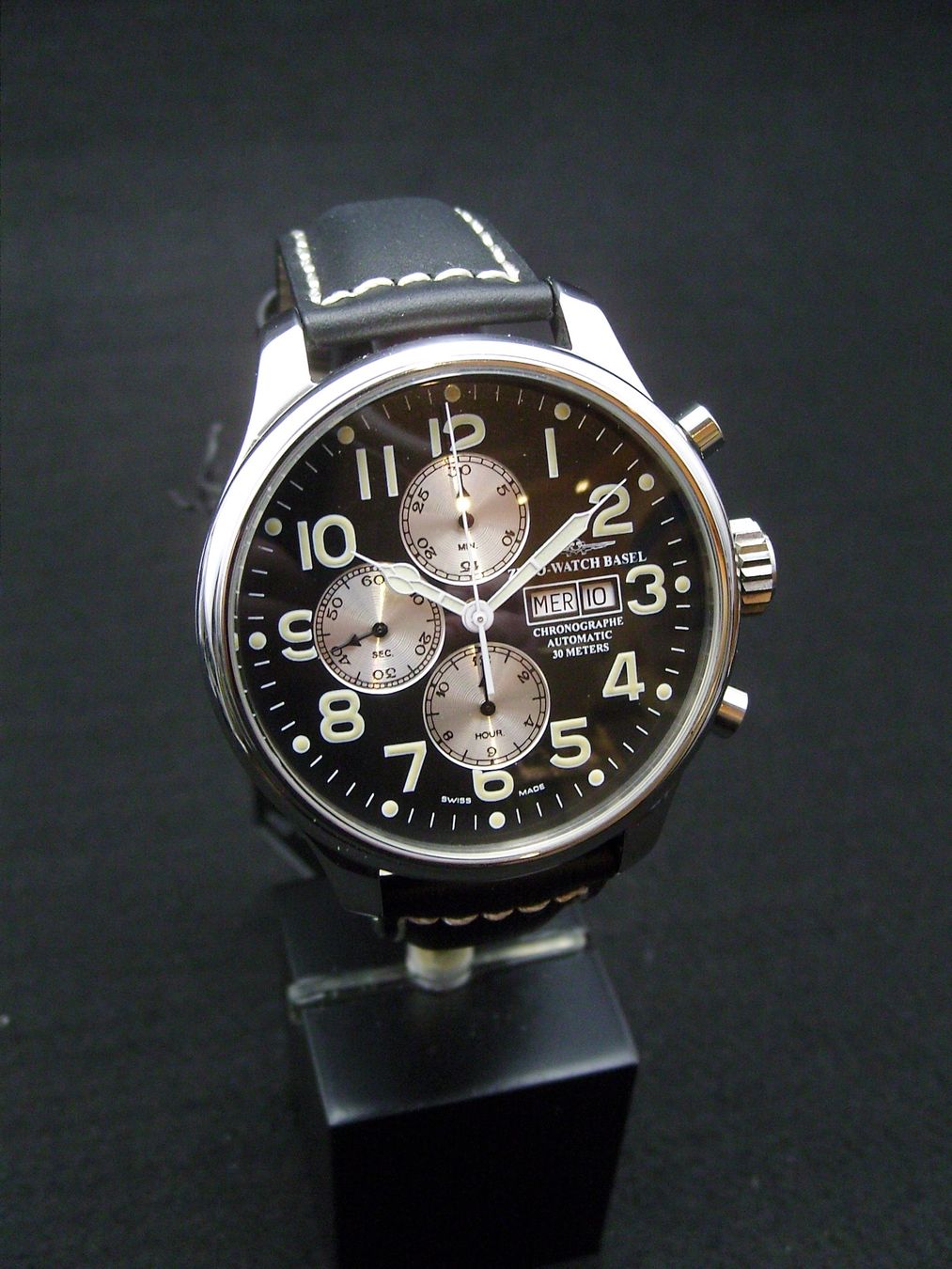 Zeno Orologi: Neuer Oversized Pilot Tachymeter Chrono Day-Date/ Automatik – Nuovo e nell'imballaggio originale da Mels venduto da niezie2002 1