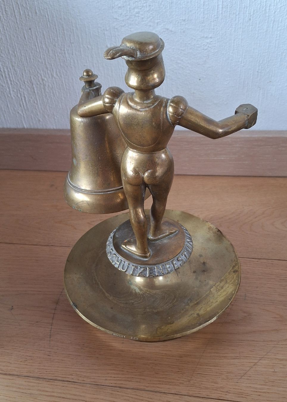 Sculture & Statue: Skulptur Messing Eidg. Schützenfest 1939 – Difettoso da Züberwangen venduto da Christine55 2
