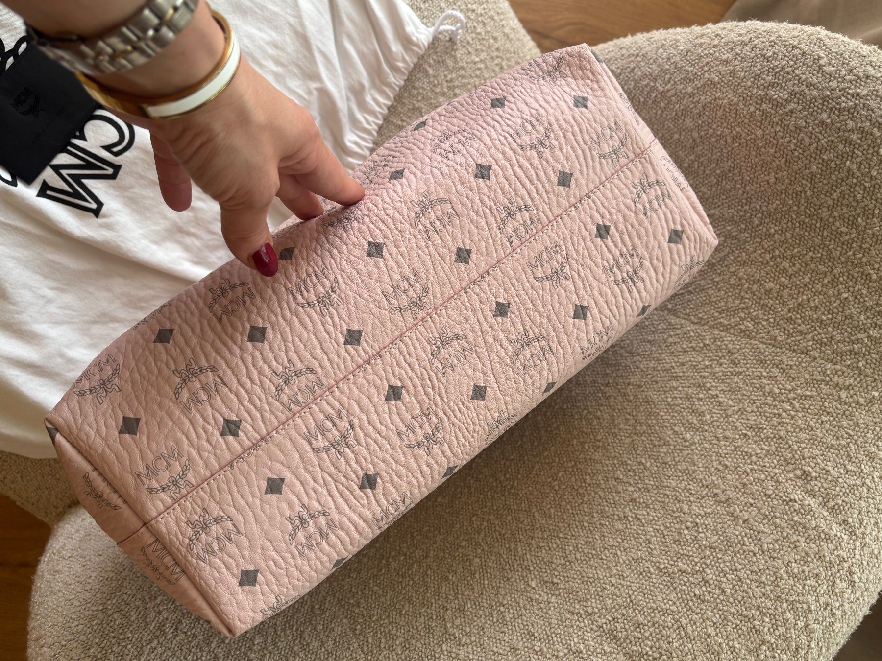 Mcm Borse da donna: MCM Shopper Soft Pink Medium – Usato da St. Margrethen SG venduto da dijanaO 5
