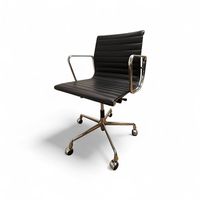 Vitra Eames Aluchair EA 117 leder schwarz